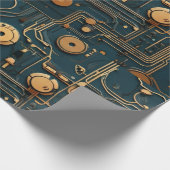 EcoFusion: gerecycled technisch behang Cadeaupapier (Hoek)