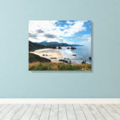 Ecola State Beach, OF Canvas Afdruk (Insitu (Houten vloer))
