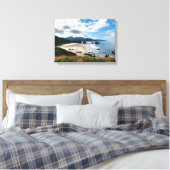 Ecola State Beach, OF Canvas Afdruk (Insitu (Slaapkamer))