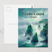 Ecola State Park Oregon Briefkaart (Voorkant / Achterkant)