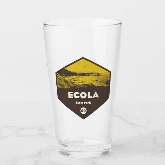 Ecola State Park Oregon Glas (Voorkant)