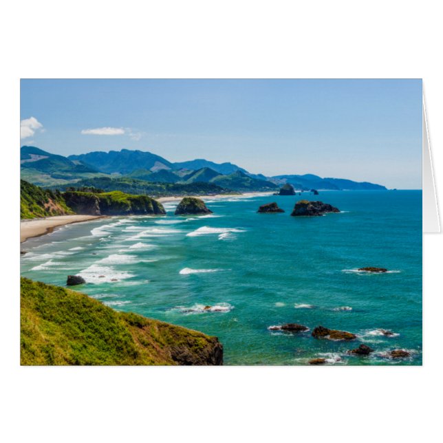 Ecola State Park, Oregon. Panorama van Crescent (Voorkant Horizontaal)
