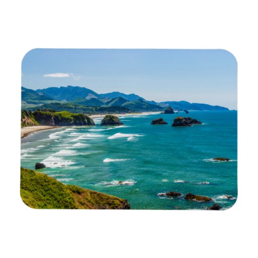 Ecola State Park, Oregon. Panorama van Crescent Magneet (Horizontaal)