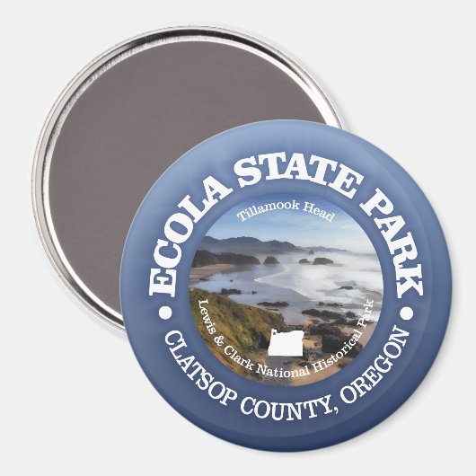 Ecola State Park SP Magneet (Voorkant / Achterkant)