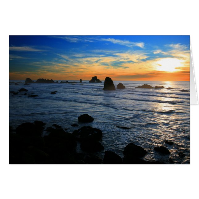 Ecola State Park Sunset (Voorkant Horizontaal)