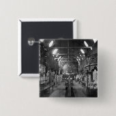 Ecole Nationale Superieure des Beaux-Arts Vierkante Button 5,1 Cm (Voorkant /achterkant)
