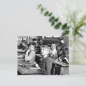 École Parijs - 1956 - Robert Doisneau Briefkaart (Staand voorkant)