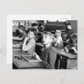 Ecole Paris - 1956 - Robert Doisneau Briefkaart (Voorkant / Achterkant)