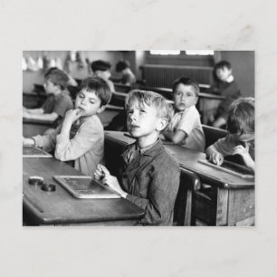Ecole Paris - 1956 - Robert Doisneau Briefkaart