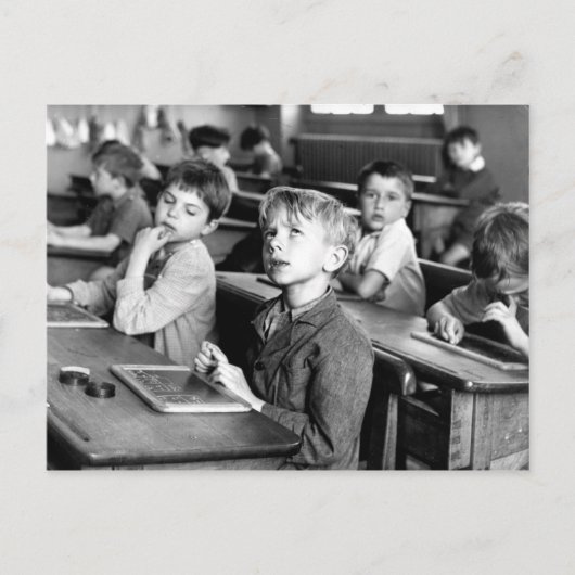 Ecole Paris - 1956 - Robert Doisneau Briefkaart (Voorkant)