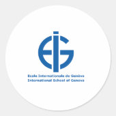 Ecolint Logo Ronde Sticker (Voorkant)
