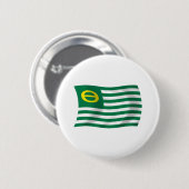 Ecologie Beweging Vlag Knop Ronde Button 5,7 Cm (Voorkant /achterkant)
