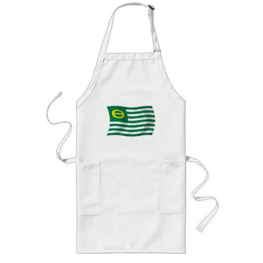 Ecologie Beweging Vlag Schort (Voorkant)
