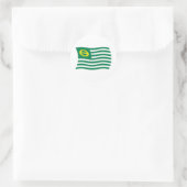Ecologie Beweging Vlag Sticker (Tas)