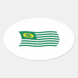 Ecologie Beweging Vlag Sticker