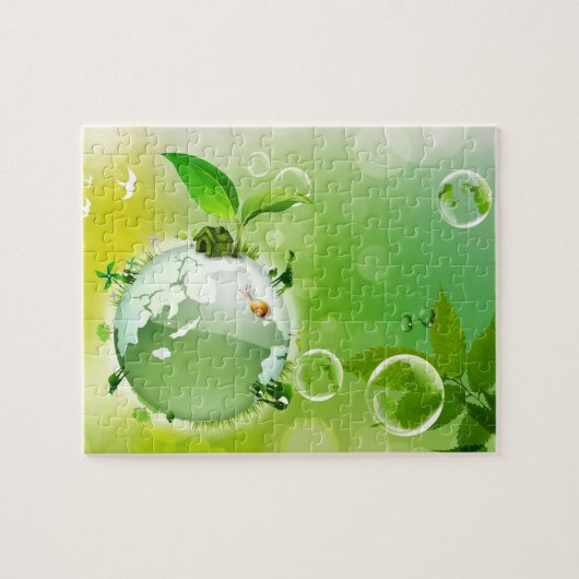 Ecologie : de aarde is ons huis - legpuzzel (Horizontaal)