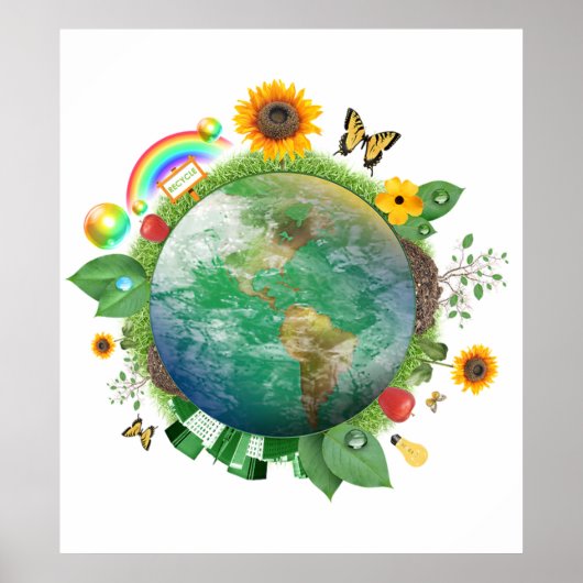 Ecologie : recyclen - poster (Voorkant)