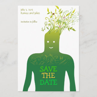 Ecologie sparen de Datum Save The Date