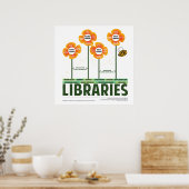 Ecologie van bibliotheken poster (Keuken)