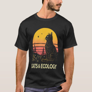 Ecologie van katten Natuurbehoud T-shirt