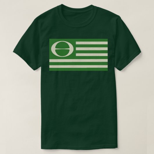 Ecologie Vlag  Milieuactivist Earth Day AC T-shirt (Design voorkant)