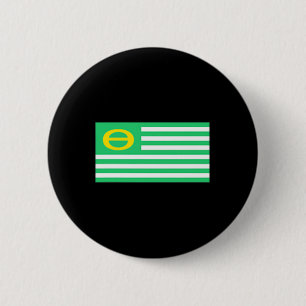 Ecologie Vlag Milieubewustzijn Dag van de Aarde 2 Ronde Button 5,7 Cm