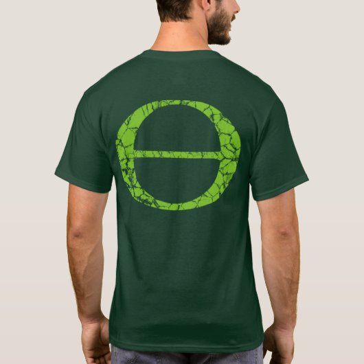 ECOLOGIESYMBOOL: VERWEERD T-SHIRT (Achterkant)