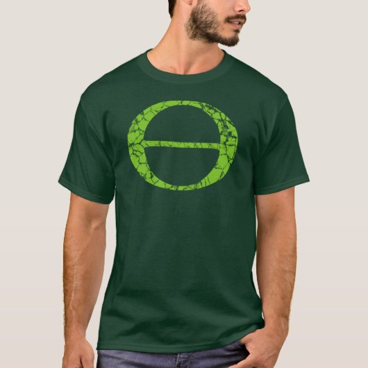 ECOLOGIESYMBOOL: VERWEERD T-SHIRT (Voorkant)