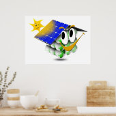 Ecologisch huis poster (Keuken)
