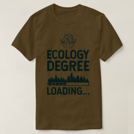 Ecologische gradenbelasting t-shirt (Design voorkant)