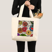 Ecologische herbruikbare boodschappentas met uniek grote tote bag (Voorkant (product))