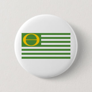 Ecologische vlag ronde button 5,7 cm