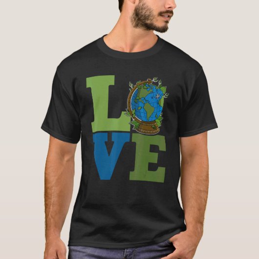 Ecologist environmental protection animals plants  t-shirt (Voorkant)