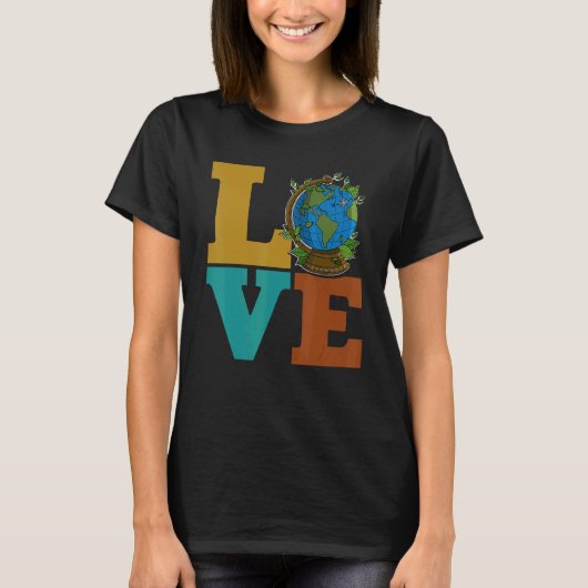 Ecologist environmental protection animals plants  t-shirt (Voorkant)