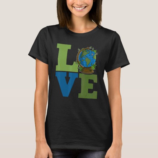 Ecologist environmental protection animals plants  t-shirt (Voorkant)