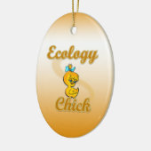 Ecology Chick Keramisch Ornament (Links)