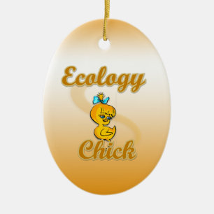 Ecology Chick Keramisch Ornament