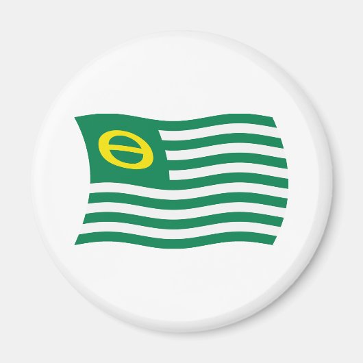 Ecology Movement Flag Magnet (Voorkant)