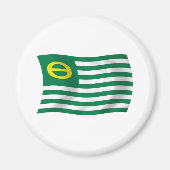 Ecology Movement Flag Magnet (Voorkant)