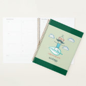 Ecology Surfer Sustainable Life Hipster Planner (Display)