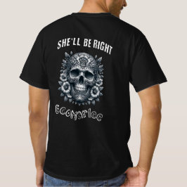 EcoMarlee Ze zal recht schedel t shirt zijn - teru