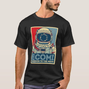 Ecomi Missie Naar De Maan Astronaut OMI Crypto T-shirt