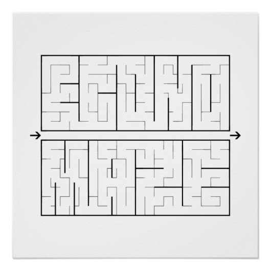 Econo-Maze - Perfect Poster (Voorkant)