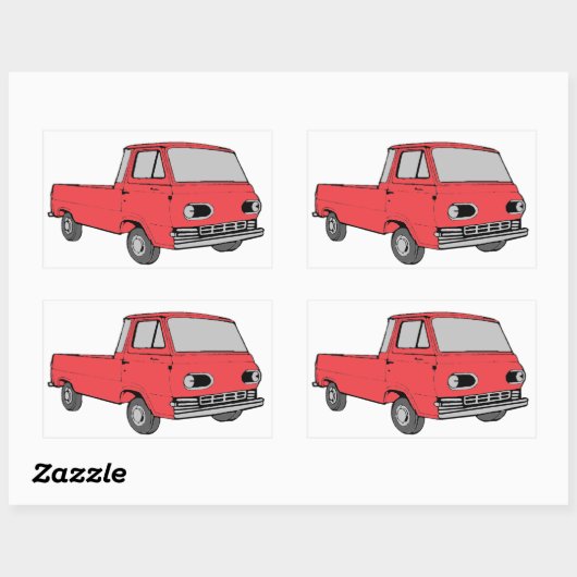 Econo-Sticker Rechthoekige Sticker (Vel)