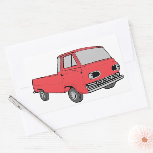 Econo-Sticker Rechthoekige Sticker (Envelop)