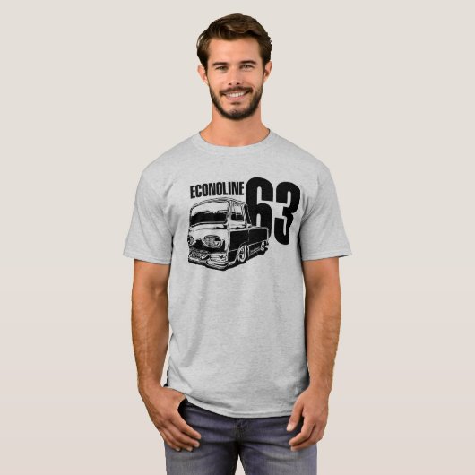 Econoline truck 1963 t-shirt (Voorkant volledig)
