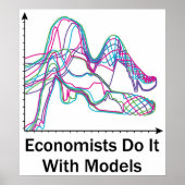 Economen doen het met model-Poster Poster (Voorkant)