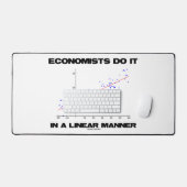 Economen doen het op lineaire wijze regressie bureaumat (Keyboard & Muis)