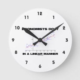 Economen doen het op lineaire wijze regressie ronde klok