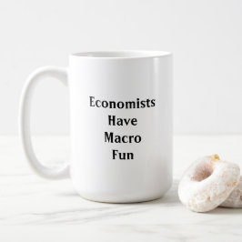 Economen hebben een macrofun koffiemok